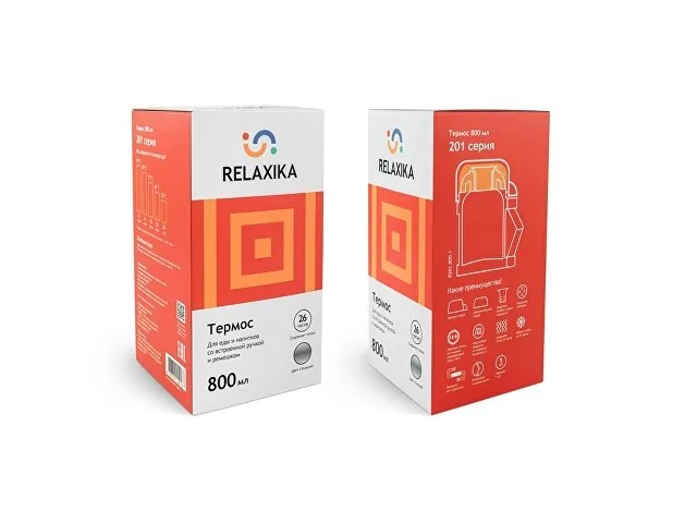 Термос Relaxika универсальный для еды и напитков «201» фото 15