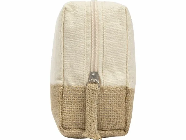 Косметичка «Jute» с ручкой из хлопка и джута фото 5