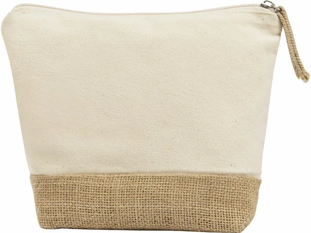 Косметичка «Jute» из хлопка и джута фото 2