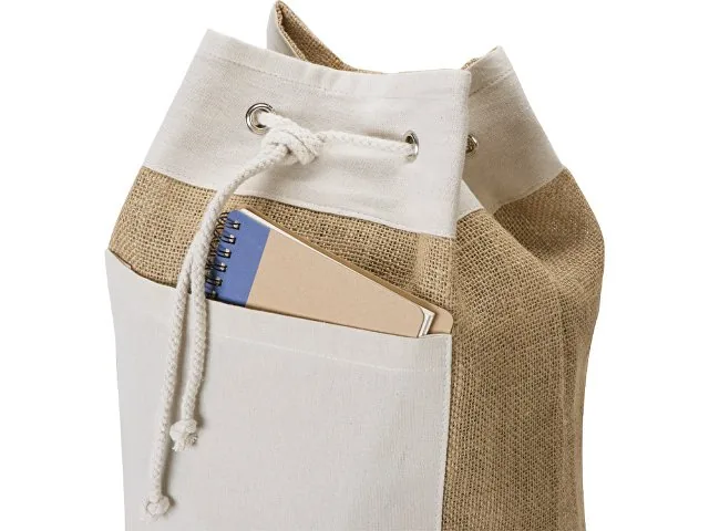 Рюкзак Jute из джута на одной лямке фото 11