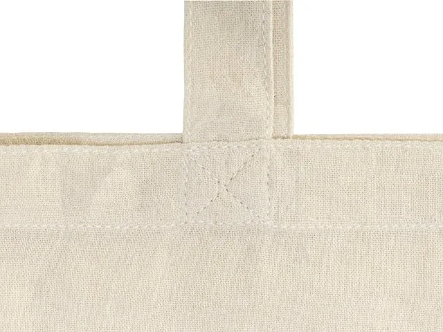 Складная сумка Jute из хлопка и джута с карманом фото 9