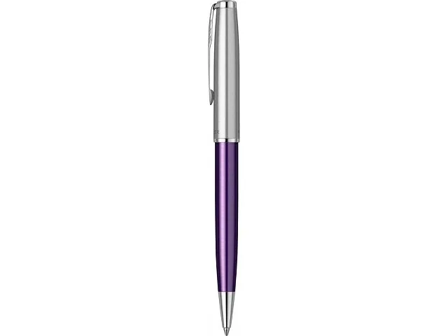 Ручка шариковая Parker «Sonnet Essentials Violet SB Steel CT» фото 2