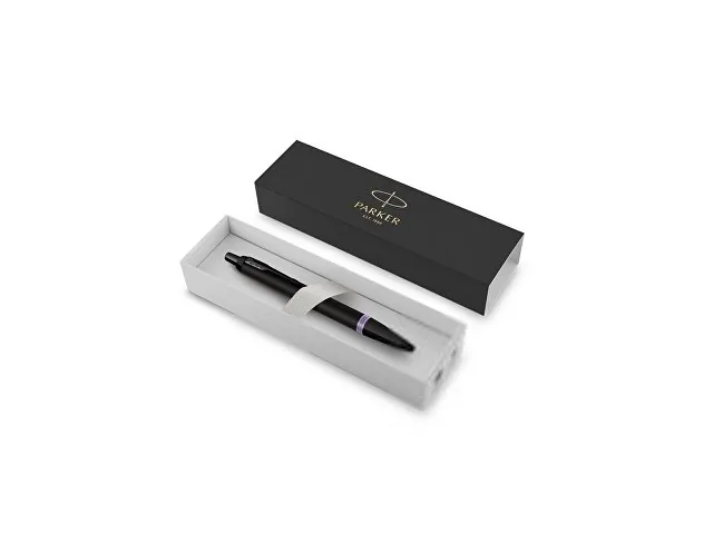 Ручка шариковая Parker «IM Vibrant Rings Flame Amethyst Purple» фото 4
