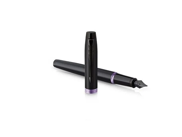 Ручка перьевая Parker «IM Vibrant Rings Flame Amethyst Purple» фото 3