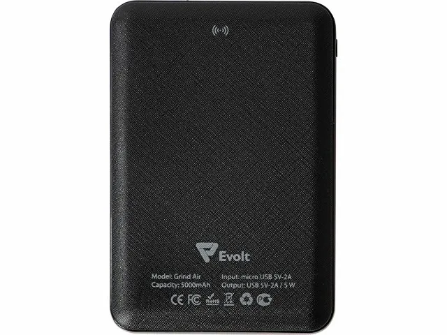 Беспроводной внешний аккумулятор «Grind Air» v. 2, 5000 mAh фото 4