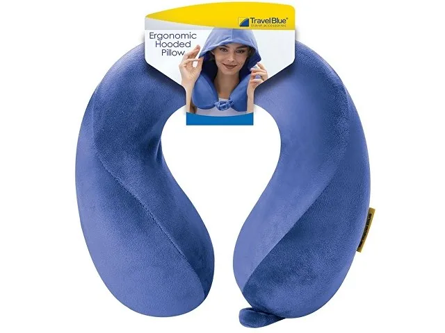 Подушка для путешествий с эффектом памяти, с капюшоном «Hooded Tranquility Pillow» фото 2