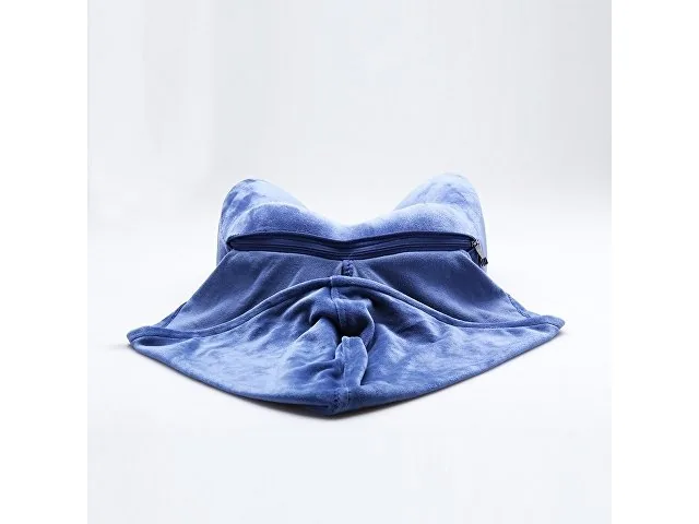 Подушка для путешествий с эффектом памяти, с капюшоном «Hooded Tranquility Pillow» фото 4