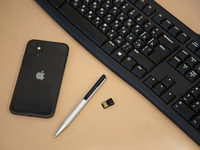 Ручка шариковая металлическая «Jobs» soft-touch с флеш-картой на 8 Гб фото 7