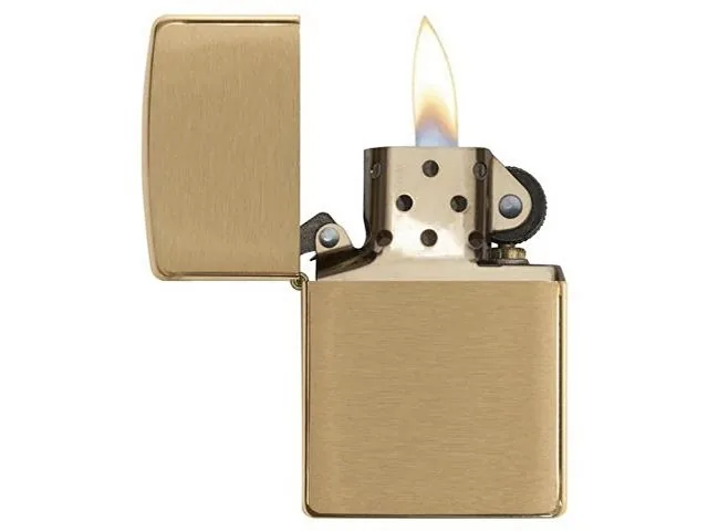 Зажигалка ZIPPO с покрытием Brushed Brass фото 2