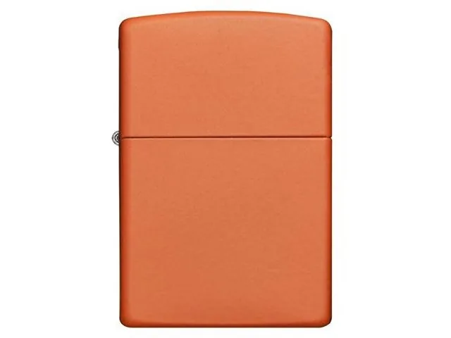 Зажигалка ZIPPO Classic с покрытием Orange Matte фото 2