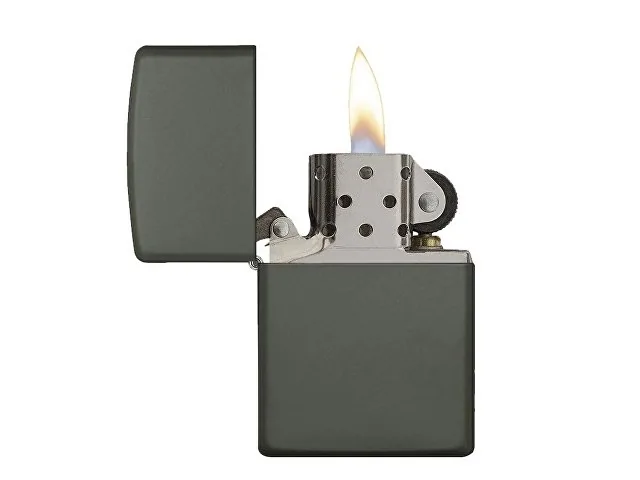 Зажигалка ZIPPO Classic с покрытием Green Matte фото 4