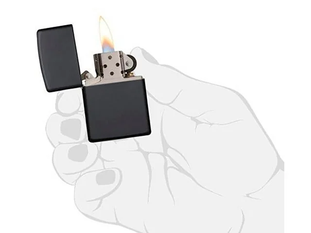 Зажигалка ZIPPO Classic с покрытием Black Matte фото 5