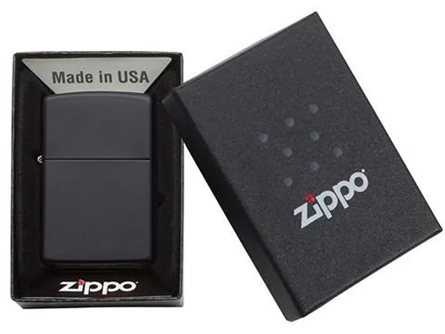 Зажигалка ZIPPO Classic с покрытием Black Matte фото 7