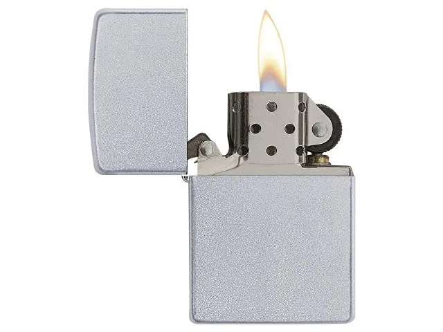 Зажигалка ZIPPO Classic с покрытием Satin Chrome™ фото 4