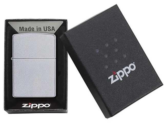 Зажигалка ZIPPO Classic с покрытием Satin Chrome™ фото 6