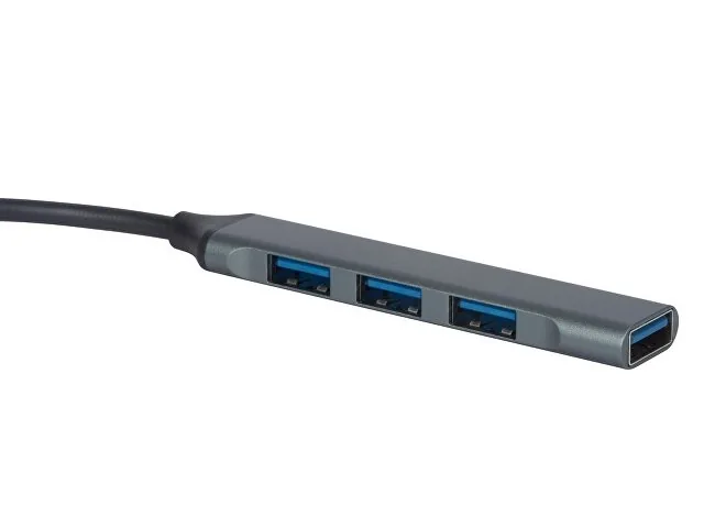 USB-хаб «Link» с коннектором 2-в-1 USB-C и USB-A, 2.0/3.0 фото 2