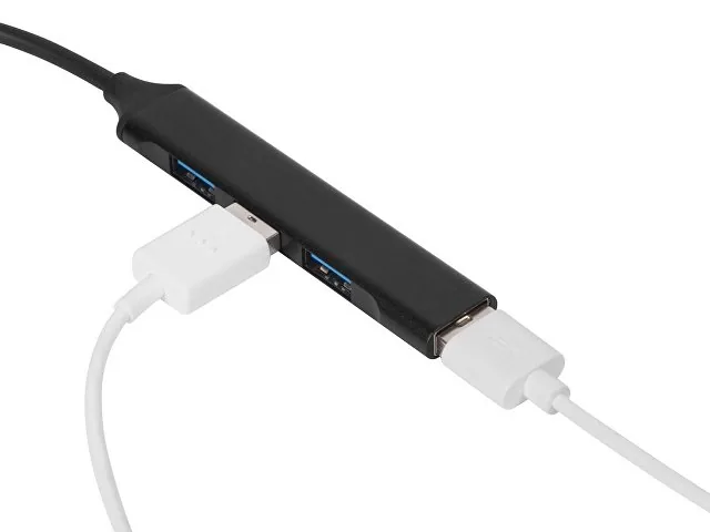 USB-хаб «Link» с коннектором 2-в-1 USB-C и USB-A, 2.0/3.0 фото 5