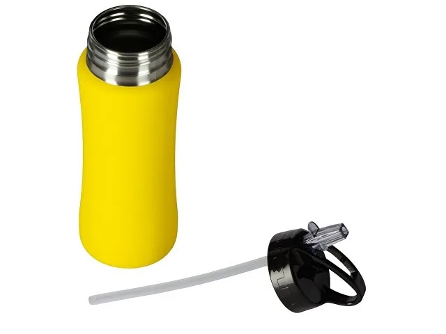 Бутылка для воды "Bottle C1", сталь, soft touch, 600 мл фото 2