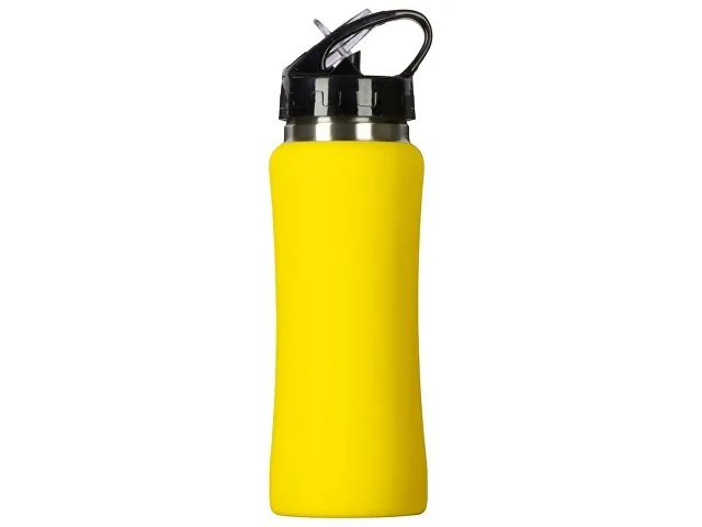 Бутылка для воды "Bottle C1", сталь, soft touch, 600 мл фото 4