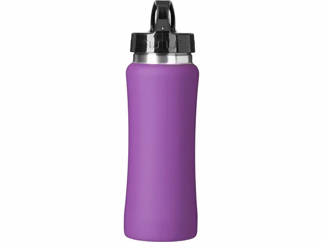 Бутылка для воды "Bottle C1", сталь, soft touch, 600 мл фото 3