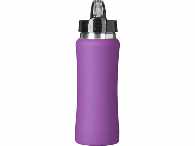 Бутылка для воды "Bottle C1", сталь, soft touch, 600 мл фото 5