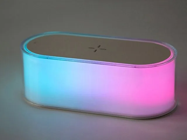 Ночник с беспроводной зарядкой и RGB подсветкой «Miracle», 15 Вт фото 14