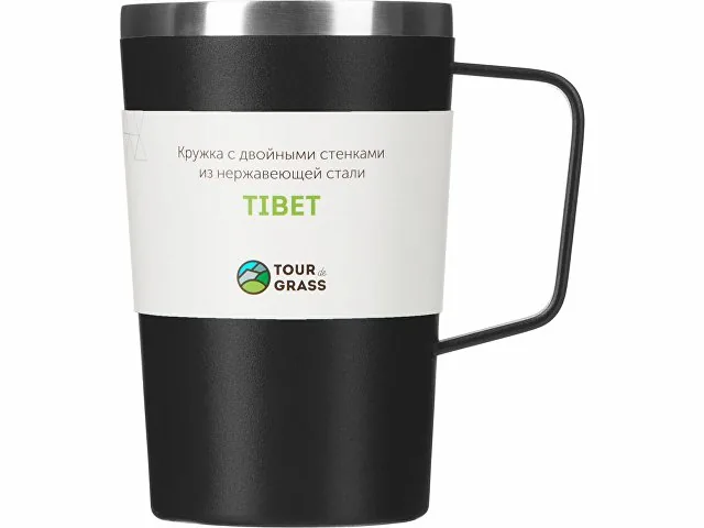 Стальная кружка с двойными стенками и порошковым покрытием «Tibet» фото 4