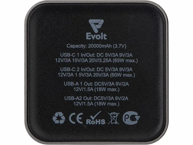 Внешний аккумулятор для ноутбуков «Main» 65 Вт, 20000 mAh фото 3