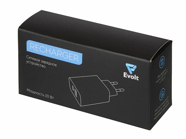 Сетевое зарядное устройство c выходами USB-A и USB-C «Recharger», 10 Вт фото 4
