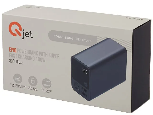 Внешний аккумулятор для ноутбуков «EpIQ», 100 Вт, 30000 mAh фото 15