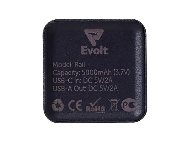 Внешний аккумулятор «Rail» c дисплеем, 5000 mAh фото 7