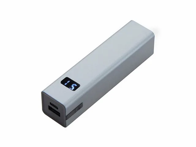 Внешний аккумулятор «Rail» c дисплеем, 5000 mAh