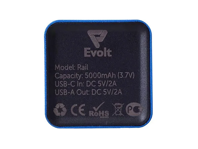 Внешний аккумулятор «Rail» c дисплеем, 5000 mAh фото 7