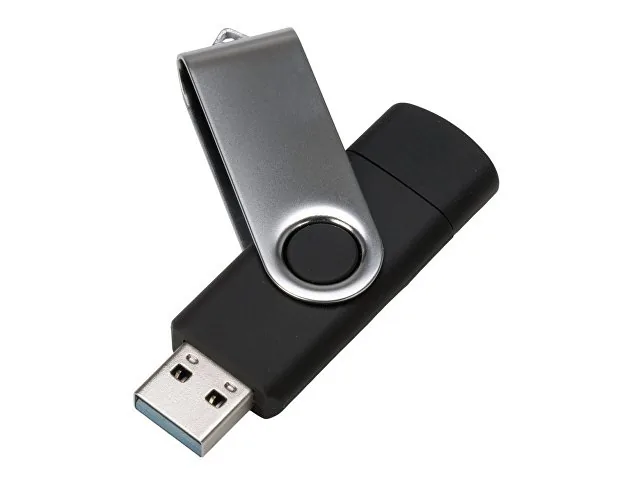 USB3.0/USB Type-C флешка на 32 Гб «Квебек C» фото 2