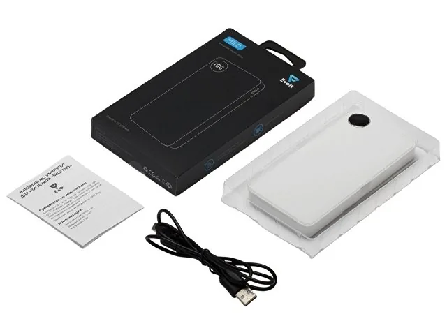 Внешний аккумулятор «Mild», soft-touch, 10 000 mAh фото 9