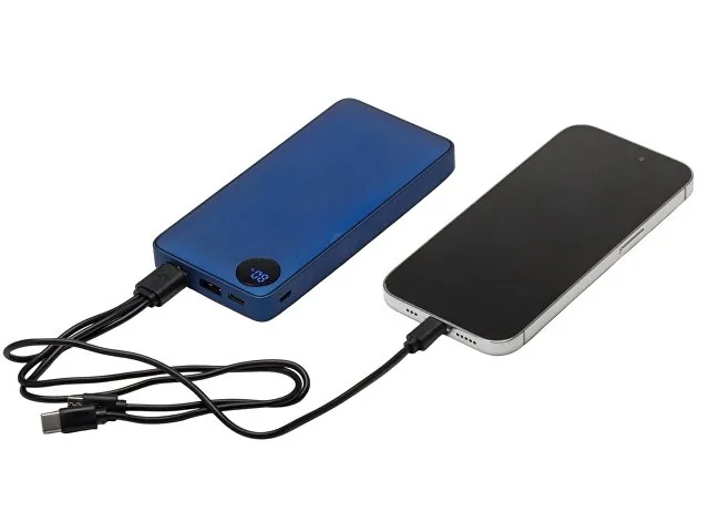 Внешний аккумулятор «Mild», металлик soft-touch, 10 000 mAh фото 2