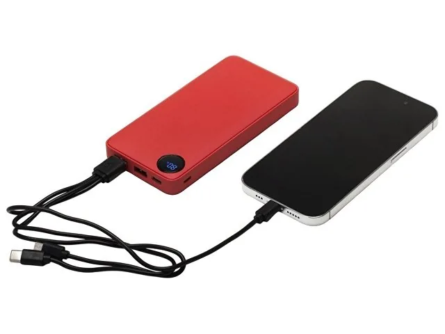 Внешний аккумулятор «Mild», металлик soft-touch, 10 000 mAh фото 2