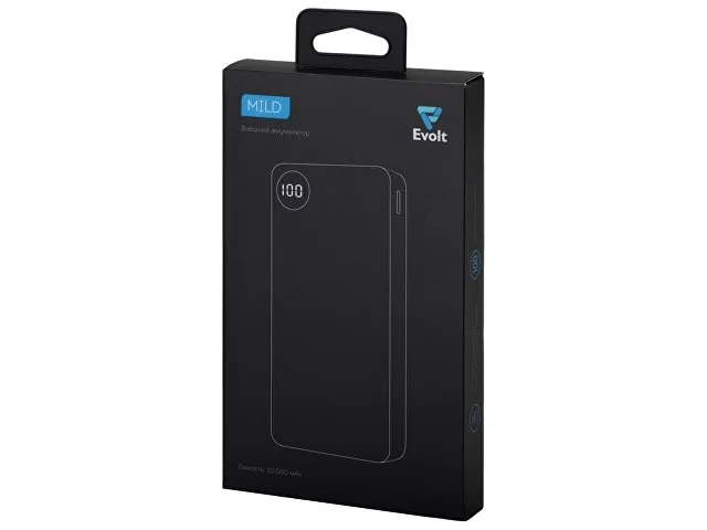 Внешний аккумулятор «Mild», металлик soft-touch, 10 000 mAh фото 10