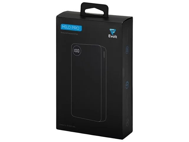 Внешний аккумулятор «Mild Pro» c быстрой зарядкой QC/PD, металлик soft-touch, 20 000 mAh фото 10