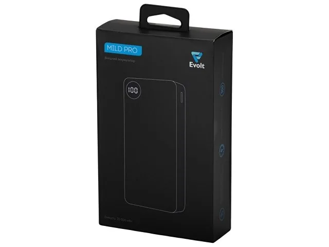 Внешний аккумулятор «Mild Pro» c быстрой зарядкой QC/PD, soft-touch, 20 000 mAh фото 11