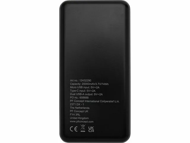 Портативное зарядное устройство «Loop», 20000 mAh фото 3