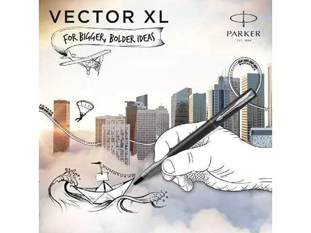 Ручка роллер Parker Vector фото 15