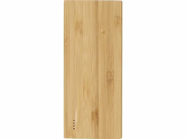 Внешний аккумулятор из бамбука «Bamboo», 5000 mAh фото 3