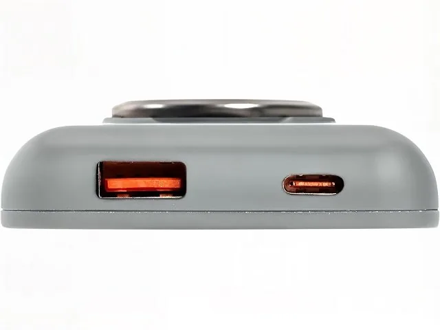 Магнитный беспроводной внешний аккумулятор с быстрой зарядкой QC/PD 20 Вт «MagnetIQ», 5000 mAh фото 13