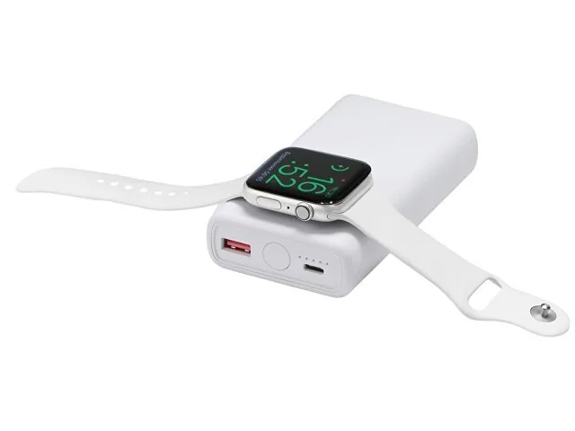 Внешний беспроводной аккумулятор 2-в-1 с функцией зарядки Apple Watch, QC/PD «AtomIQ», 10000 мАч фото 12