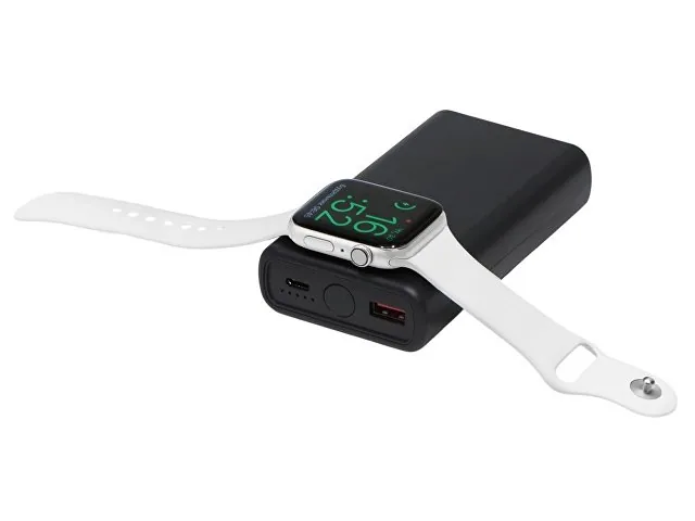 Внешний беспроводной аккумулятор 2-в-1 с функцией зарядки Apple Watch, QC/PD «AtomIQ», 10000 мАч фото 12