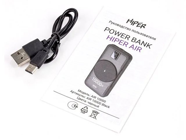 Внешний беспроводной аккумулятор «AIR», 10000 mAh фото 7