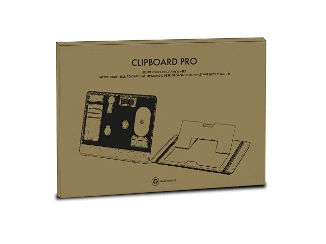 Складная подставка для ноутбука и органайзер для аксессуаров «Clipboard Pro» фото 9