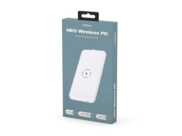 Внешний беспроводной аккумулятор «NEO Wireless PD», 10000 mAh фото 6