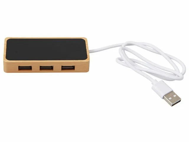 USB хаб с подсветкой лого «Reedia S5», 3*USB, 1*Type C фото 3